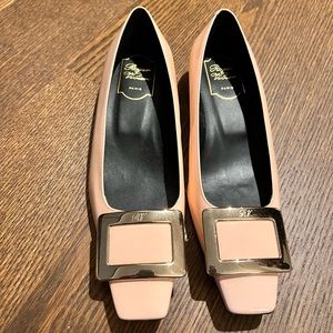 AUTH NIB Roger Vivier Buckled Ballerina Flats